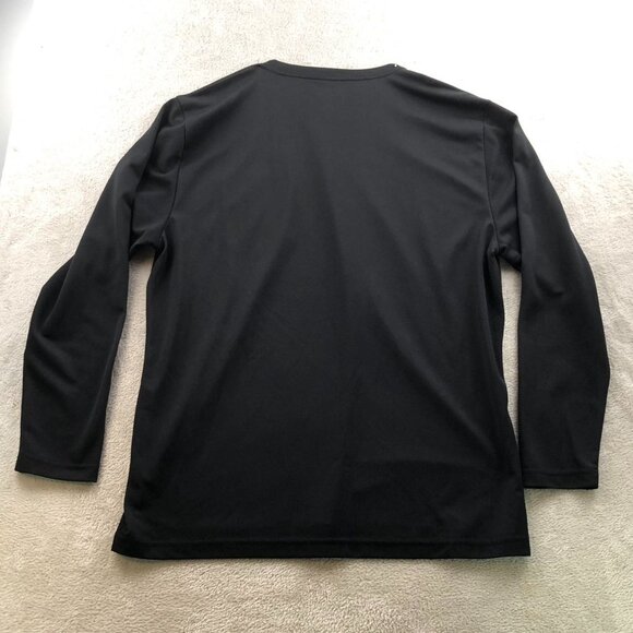 Genuine Dickies Mens T-Shirt Size XL Long Sleeve Crew Neck Black Pocket Tee - Picture 8 of 8